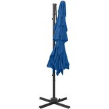  Vrtni suncobran s 4 razine i stupom 250 x 250 cm azurnoplavi | Eponuda.com