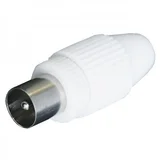 antenski utikač ravni beli 9,5mm ( EL7600 )