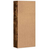  Visoka komoda dimljeni hrast 80x35x180 cm konstruiranog drva | shoptok.hr