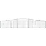  Obokana gabionska košara 10 kosov 400x50x60/80cm cinkano železo, (20757761) | Shoptok.si