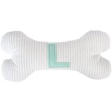 TIAKI plišasta kost z začetnico L - D 26 x Š 12 x V 5,5 cm Cijene