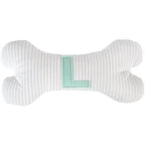 plišasta kost z začetnico L - D 26 x Š 12 x V 5,5 cm