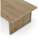 Marckeric Mizica z mizno ploščo v hrastovem dekorju v naravni barvi 70x120 cm Loana – | Shoptok.si