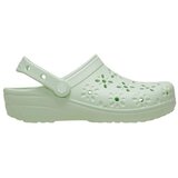 Crocs Natikači Classic Floral Cut-Out Clog 210927 Zelena | Shoptok.si