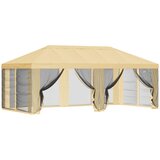  Pokrov za gazebo s bočnim zidovima Krem 600,5 x 300,5 cm | Eponuda.com