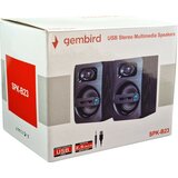 Gembird SPK-B23 stereo zvucnici black wood, 2.5 inch, 6W rms (2 x 3W) usb pwr, volume control, 3,5mm Cene'.'