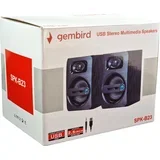 SPK-B23 stereo zvučnici black wood, 2.5 inch, 6W rms (2 x 3W) usb pwr, volume control, 3,5mm