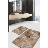 Mila Home Rjave žametne kopalniške preproge v kompletu 2 ks 60x100 cm – | Shoptok.si