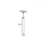 Magnetic visilica 300 LED09-7W 3000K 24° 48V dc new Cene