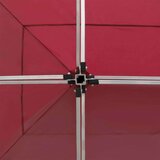  Profesionalni sklopivi šator za zabave 6 x 3 m crvena boja vina | shoptok.hr