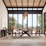 MOME Jedilna miza iz masivne akacije 100x220 cm Anuri – | Shoptok.si