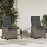  Vrtna stolica 2 pcs Siva i tamno siva 56 x 60 x 112 cm | shoptok.hr