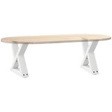 Noge za klub stolić 2 kom Bijele 40 x (30-31,3) cm Čelik | Eponuda.com
