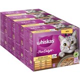 Whiskas Multi pakiranje Pure Delight porcijske vrečke 48 x 85 g - Perutninski ragu v želeju Cene