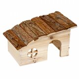Duvo drvena kućica za sitne životinje Shed Roof, 20X13X12cm