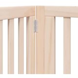 vidaXL Ograda za pse z vrati zložljiva 8 panelov 640 cm topolovina | Shoptok.si