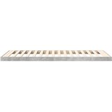  Krevet s daskama Betonski sivi 90 x 200 cm Konstruirano drvo | shoptok.hr