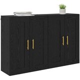  Kabinetski zidni 2 kom. Crni hrast 69,5 x 34 x 90 cm | shoptok.hr