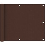 vidaXL Balkonsko platno rjavo 75x600 cm oksford blago, (20609909) | Shoptok.si