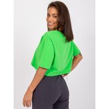 BASIC Feel Good T-shirt-RV-TS-7541.06-light green | Shoptok.si