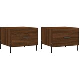  Stolići za kavu 2 kom boja hrasta 50x50x40 cm konstruirano drvo | shoptok.hr
