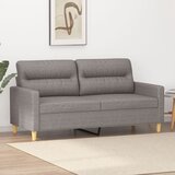  The Living Store Dvosed taupe 140 cm blago - Kavč Dvosed, (21449160) Cene