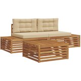  Set vanjskih sofa s jastukom 7 Komad Prirodna i bež | shoptok.hr