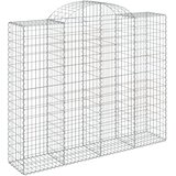  Lučne gabionske košare 11kom 200x50x160/180cm pocinčano željezo | shoptok.hr