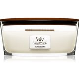 WoodWick Island Coconut mirisna svijeća s drvenim fitiljem (hearthwick) 453 g | shoptok.hr