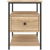 vidaXL Nočna omarica sonoma hrast 40x42x56 cm inženirski les | Shoptok.si