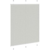 vidaXL Plisirana žaluzija svetlo siva 105x100 cm Širina tkanine | Shoptok.si