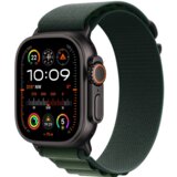 Apple Watch Ultra 2 (2024) GPS + Cellular 49mm Black TC, Dark Green Alpine Loop - Medium, (MX4R3CSA) | shoptok.hr