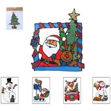  Božićna naljepnica za prozor s blagdanskim motivima 23x31 cm | shoptok.hr