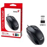 Genius Mouse DX-110 USB-C, Black,USB | Eponuda.com