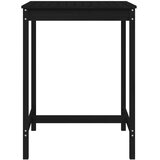  Vrtni stol crni 82,5x82,5x110 cm od masivne borovine | shoptok.hr