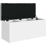  Klupa za pohranu bijela 102 x 42 x 45 cm od konstruiranog drva | shoptok.hr