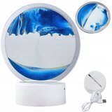  Usb led rgb 3d desktop staklo slikanje pijeskom 19cm plavo Cijene
