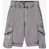 A-COLD-WALL* Kratke hlače x Timberland za muškarce, boja: siva, A6TKBC64-FORGEDIRON