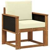  Srednja sofa za van Čvrsto drvo akacije Prirodna | shoptok.hr