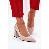 VINCEZA Elegant Heels On A Heel In Pink | shoptok.hr