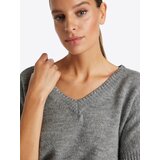 Rich & Royal Pulover pegasto siva / srebrna | Shoptok.si