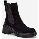 Boto Women's Insulated Ankle Boots On Block Heel Black Zoralia | shoptok.hr