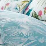 Catherine Lansfield Zelena/modra posteljnina za zakonsko posteljo 200x200 cm Aruba Tropical Floral – | Shoptok.si