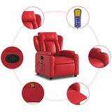  Masažni naslonjač od umjetne kože crveni | shoptok.hr