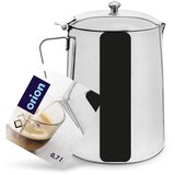 Orion ANETT 700 ml jeklen vrč s pokrovom, (5000019632) | Shoptok.si