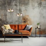  LED luster na sajli VETRO LED/6W/230V prečnik 23 cm bež/crna | Eponuda.com