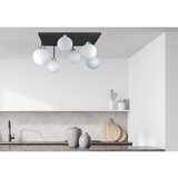  Plafonski luster DEA 6xE14/60W/230V crna/zlatna/bela | Eponuda.com