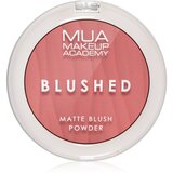MUA Makeup Academy Blushed Powder Blusher pudrasto rdečilo odtenek Rouge Punch 5 g Cene