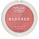 MUA Makeup Academy Blushed Powder Blusher pudrasto rdečilo odtenek Rouge Punch 5 g