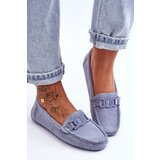 Boto marka niezdefiniowana Women's Fashionable Suede Moccasins Blue Rabell | Shoptok.si